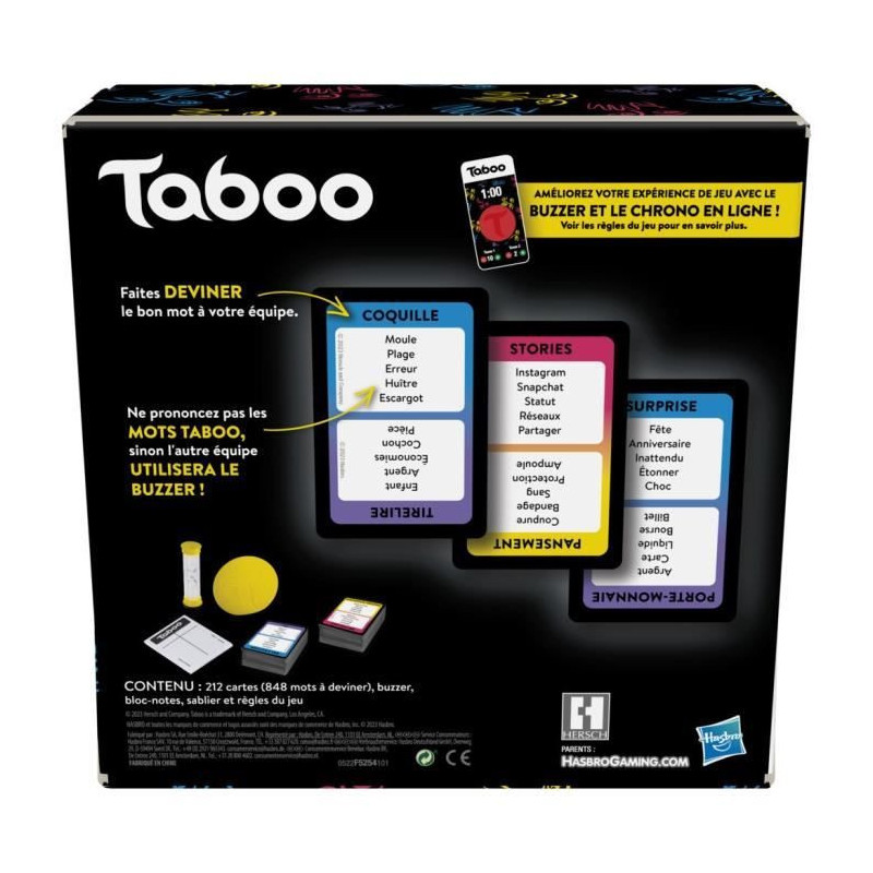 Taboo - Board game - New version