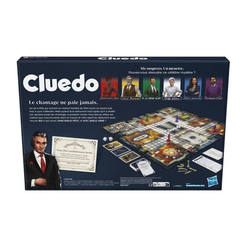 Cluedo Classic Refresh - Reflection and strategy board game - New vers