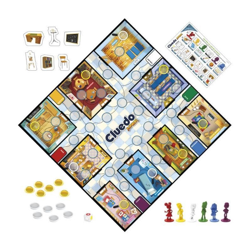 Cluedo Junior 2 -in -1 - Junior board game - Thinking game
