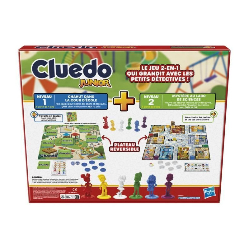 Cluedo Junior 2 -in -1 - Junior board game - Thinking game