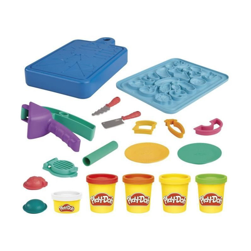 PLAY-DOH Little Chef's Kit, Modeling Dough, 14 Kitchen Accessories, Pr