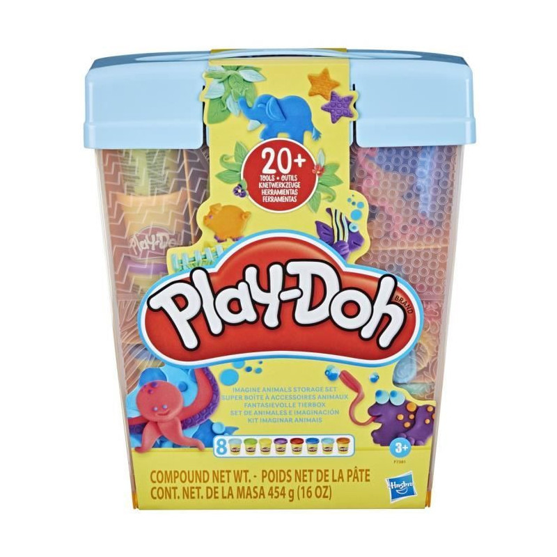 Play-Doh Super Accessory Box Animals, Toys and Modeling Dough for Kids