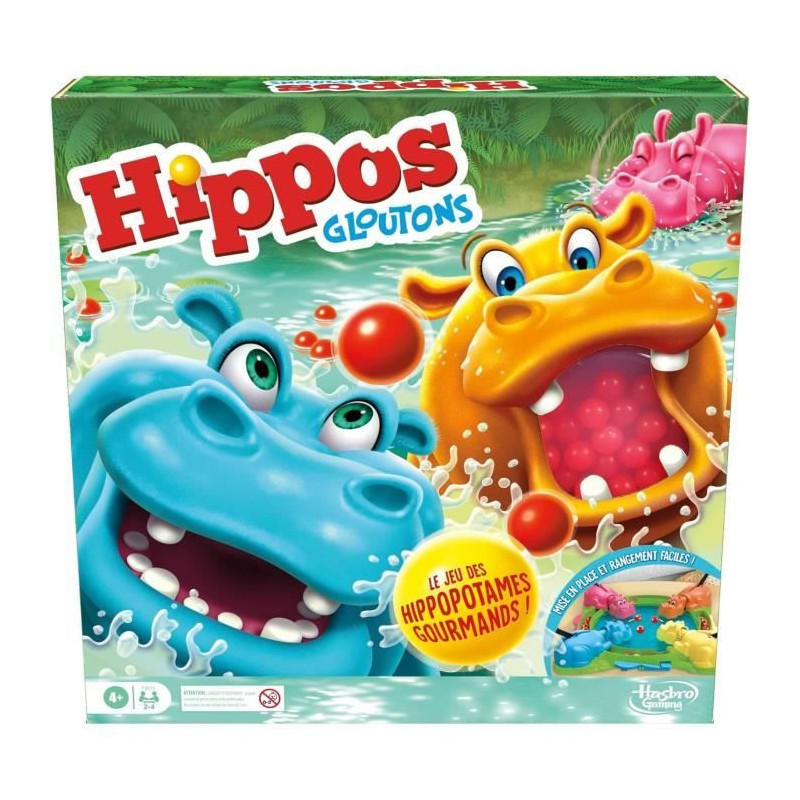 Gluttonous Hippos, children's board game, board game, from 4 years old