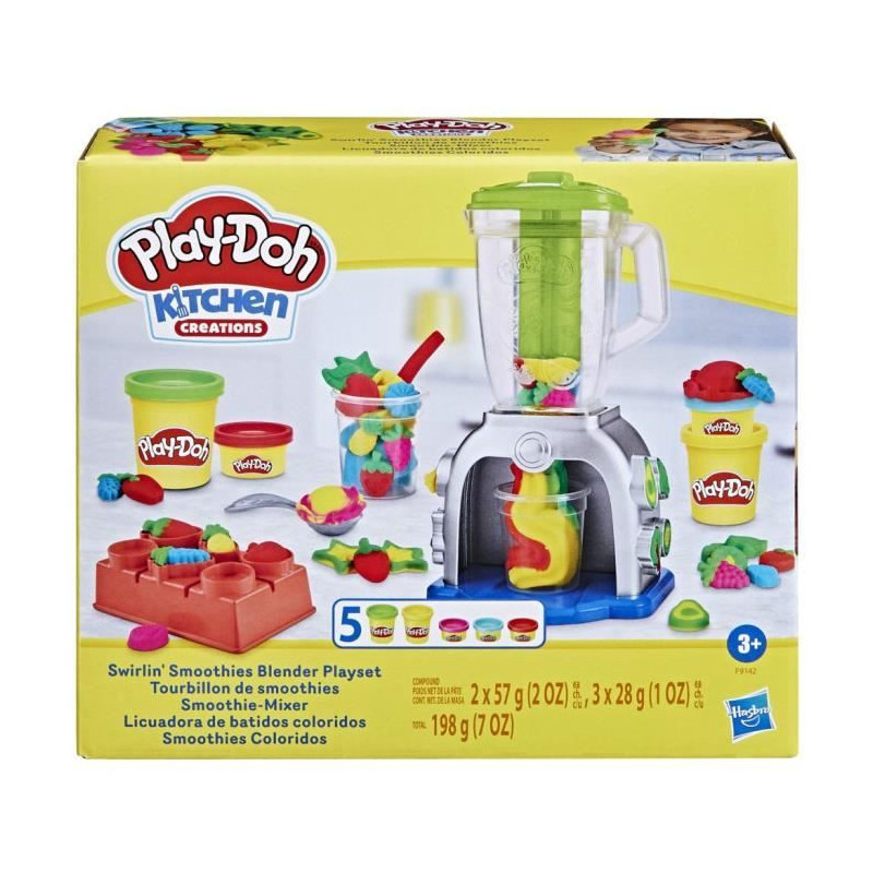 Play-Doh Smoothie Whirl, Pretend Play Kitchen Toy with Modeling Clay,
