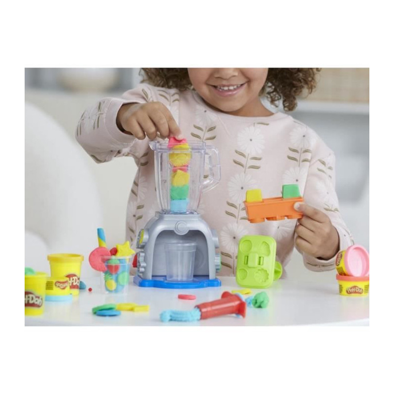 Play-Doh Smoothie Whirl, Pretend Play Kitchen Toy with Modeling Clay,