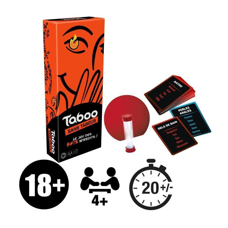 Taboo sans taboos, atmospheric board game, for adults