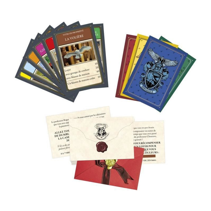 Monopoly Harry Potter Edition, Board Game, Magical Adventures at Hogwa