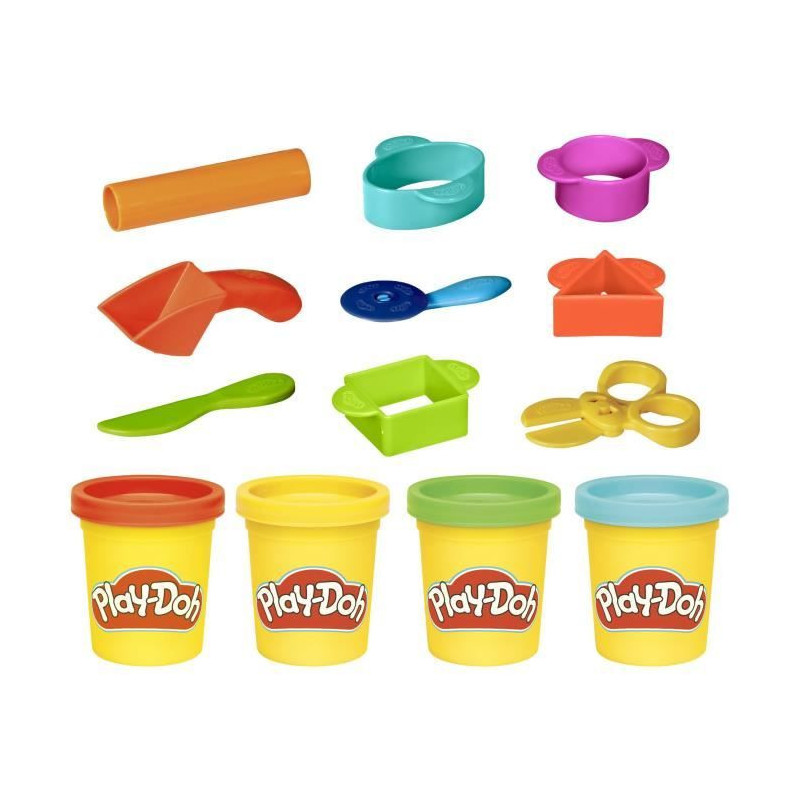 Play-Doh, My First Kit with 4 pots of modeling clay, for ages 3 and up