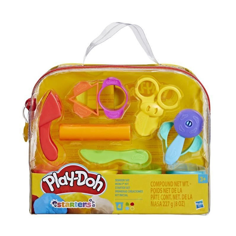 Play-Doh, My First Kit with 4 pots of modeling clay, for ages 3 and up