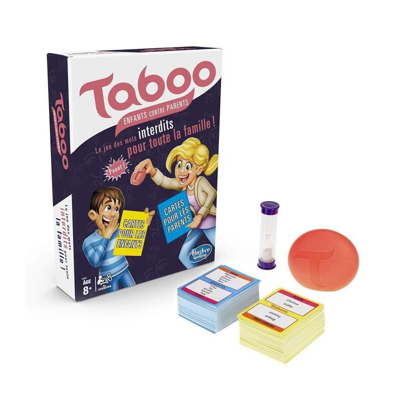HASBRO GAMING - Taboo, Family Edition - Board Game, Thinking Game Fren