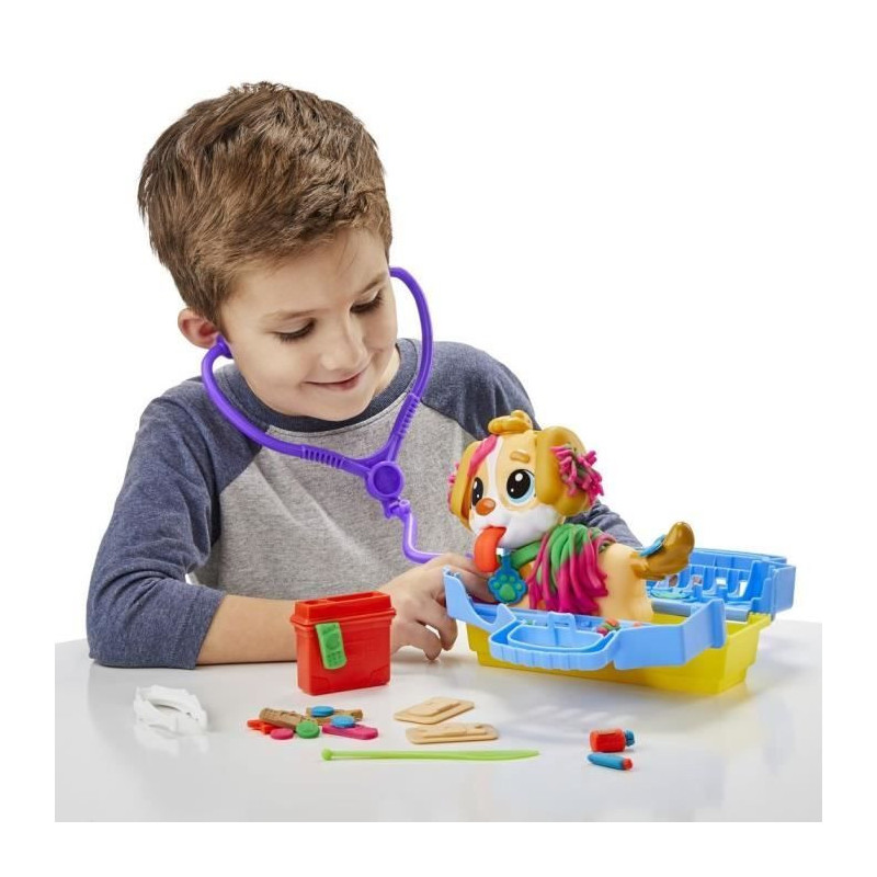 PLAY-DOH - Box - The veterinary practice with dog, case, 10 tools and