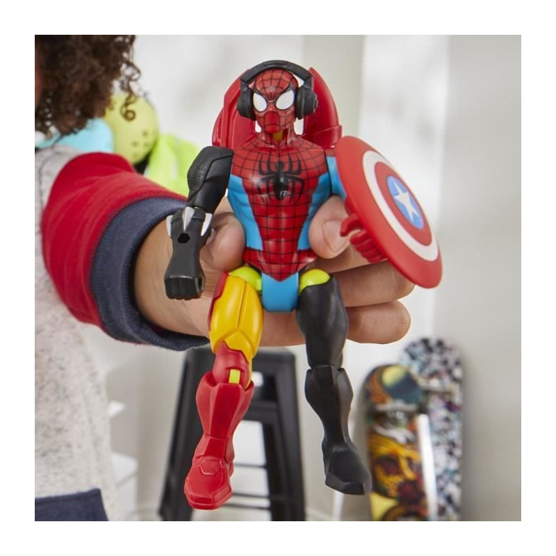 MixMashers Marvel Spider-Man, Spider-Man action figure to mix and matc