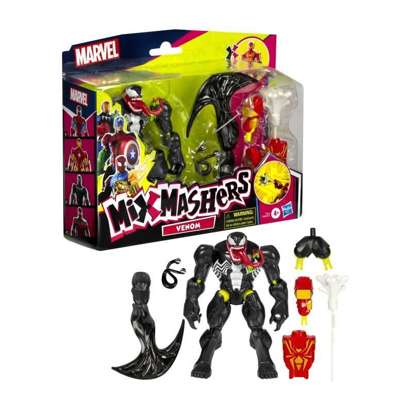 MixMashers Venom Deluxe, 12 cm customizable figurine to mix and match