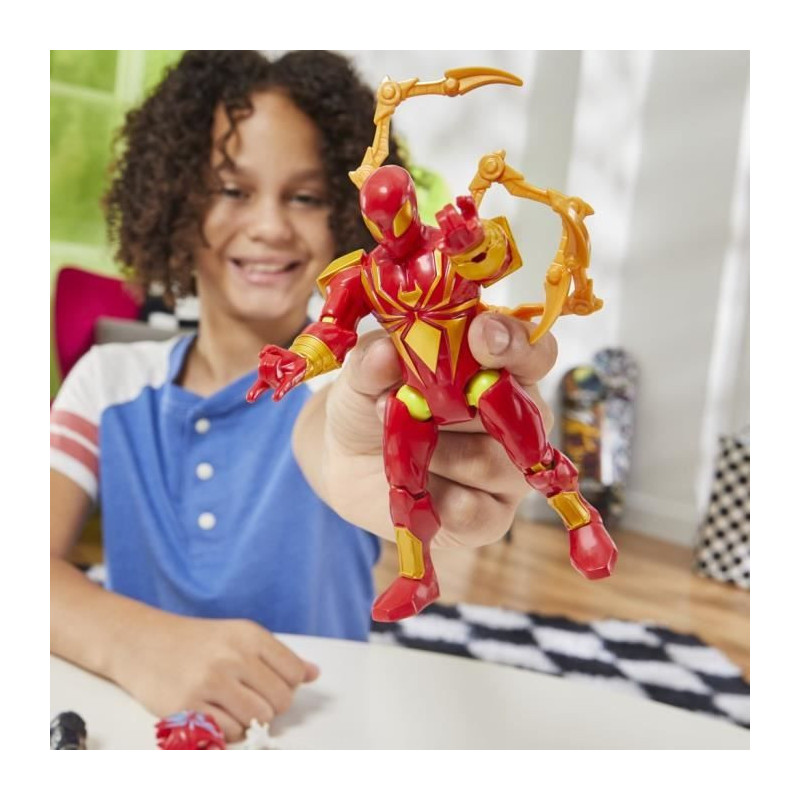 MixMashers Iron Spider Deluxe, 12 cm customizable figurine to mix and