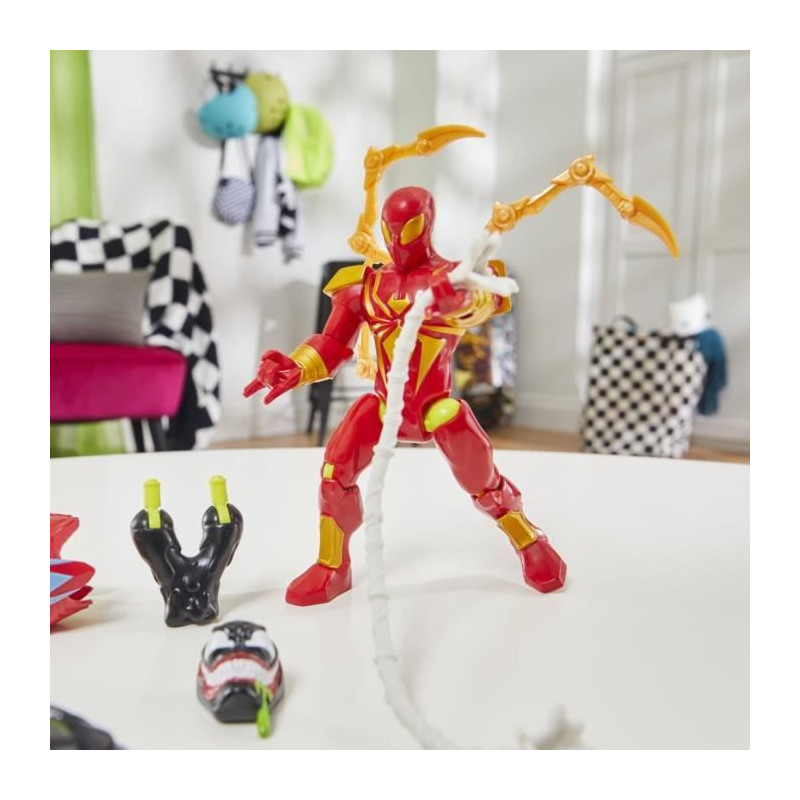 MixMashers Iron Spider Deluxe, 12 cm customizable figurine to mix and
