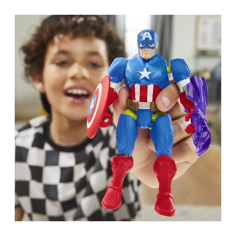 MixMashers Marvel Avengers Captain America Mix and Match Figure with A