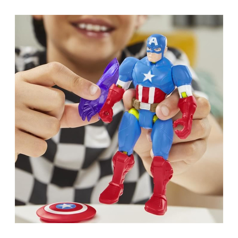MixMashers Marvel Avengers Captain America Mix and Match Figure with A