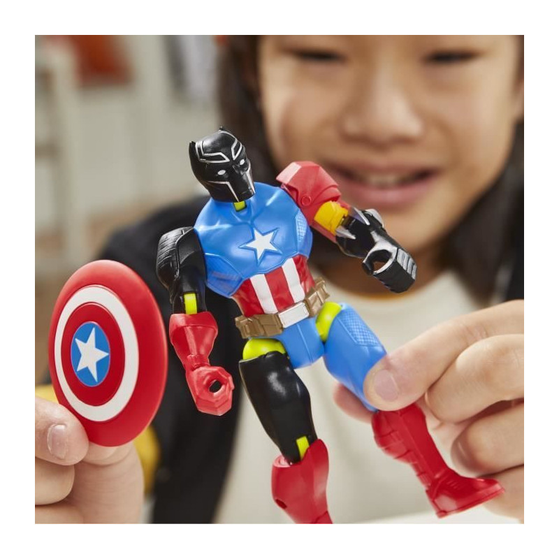 MixMashers Marvel Avengers Black Panther Mix and Match Figure with Acc