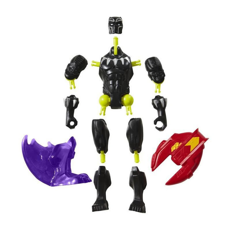 MixMashers Marvel Avengers Black Panther Mix and Match Figure with Acc