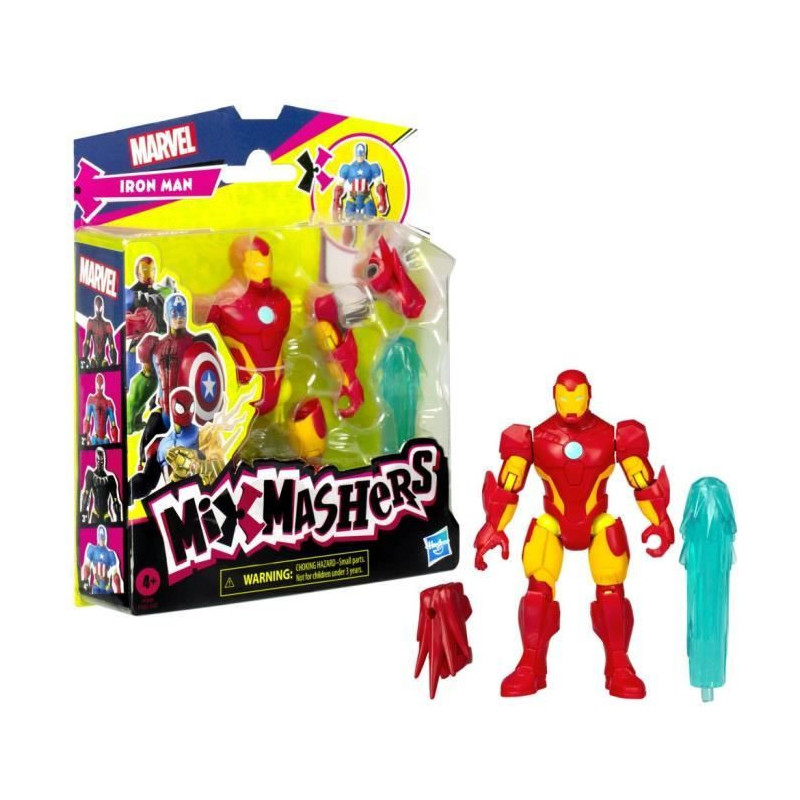 MixMashers Iron Man, 12 cm customizable figurine to mix and match with