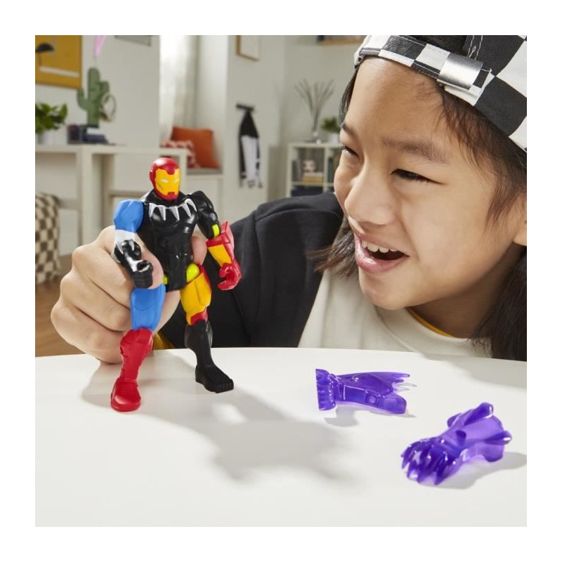 MixMashers Iron Man, 12 cm customizable figurine to mix and match with