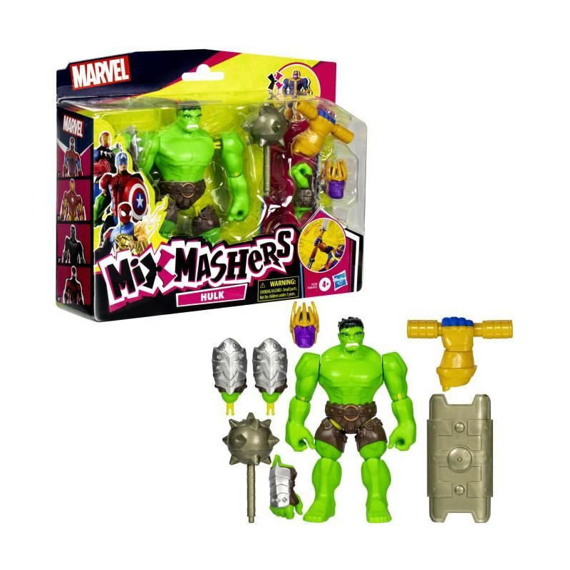 MixMashers Marvel Avengers, Customizable Hulk Deluxe Action Figure to