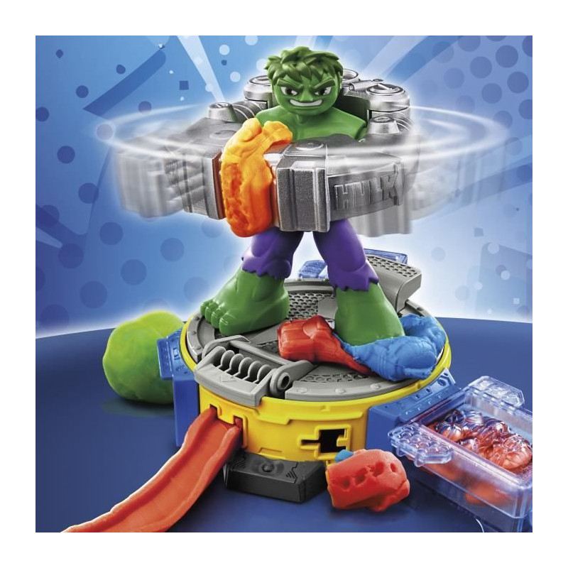 Play-Doh Hulk Smash It All, Modeling Clay Set with Hulk Figure, Ages 4