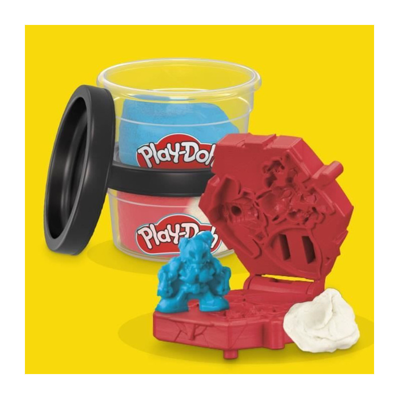 Play-Doh Captain America, Stamper Shield set with flexible figure, acc