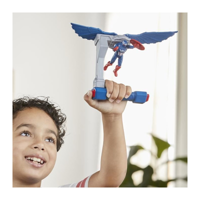 Captain America Flight Controls Figure, Marvel Epic Hero Series Captai