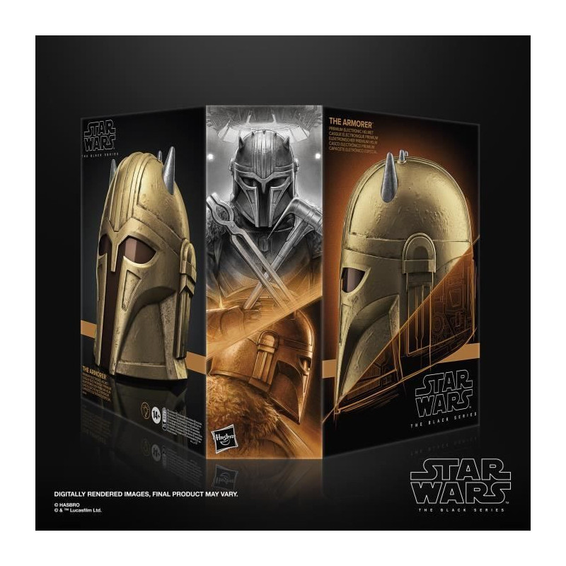 Premium electronic helmet, cosplay item, Star Wars The Black Series Th