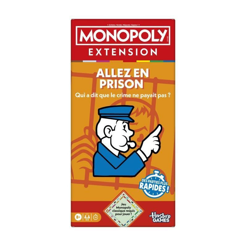 Monopoly Go to Jail Expansion, makes the classic Monopoly game more fu