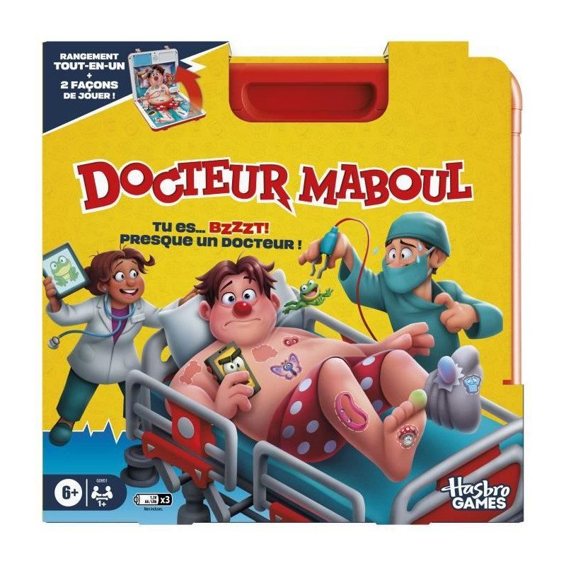 Dr. Maboul, Electronic Board Game with All-in-One Carrying Case, 2 Way