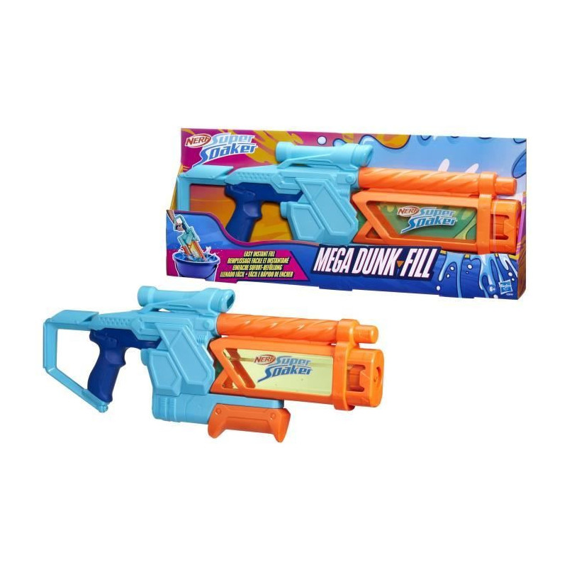 Nerf Super Soaker Mega Dunk-Fill water blaster
