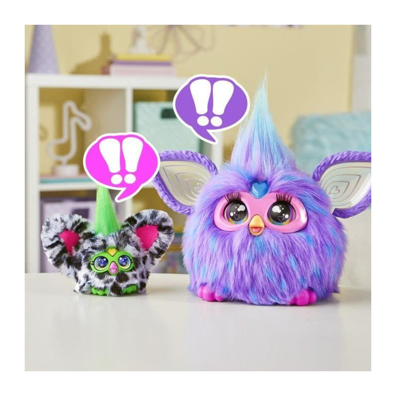 Furby Furblets Moo-Boo, Mini Electronic Plush for Girls and Boys, 45+