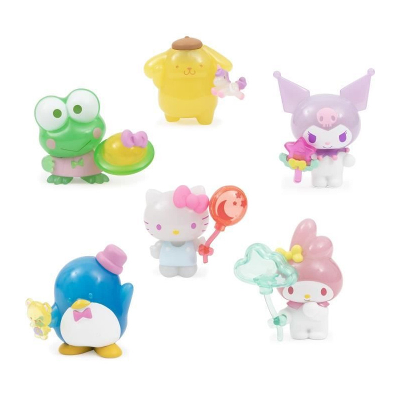 Box of 6 figurines - GPTOYS - HELLO KITTY - HKT11 - Collection - 5 cm