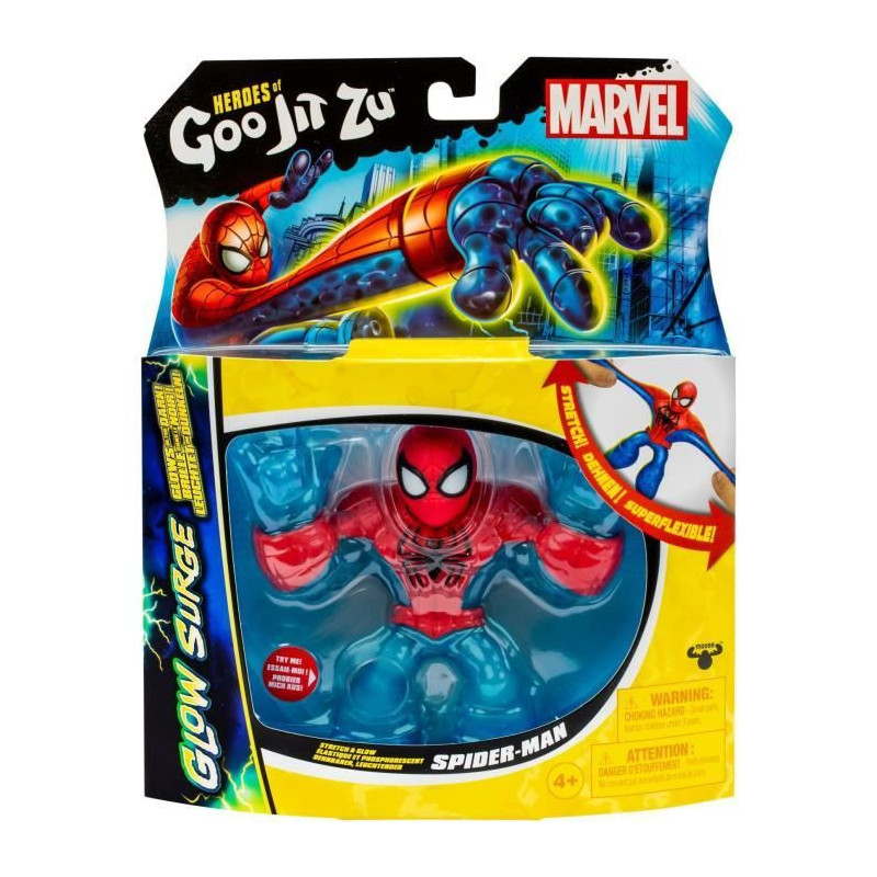 Spiderman Glow Surge 11cm - HERoeS OF GOO JIT ZU - MARVEL - Luminous a