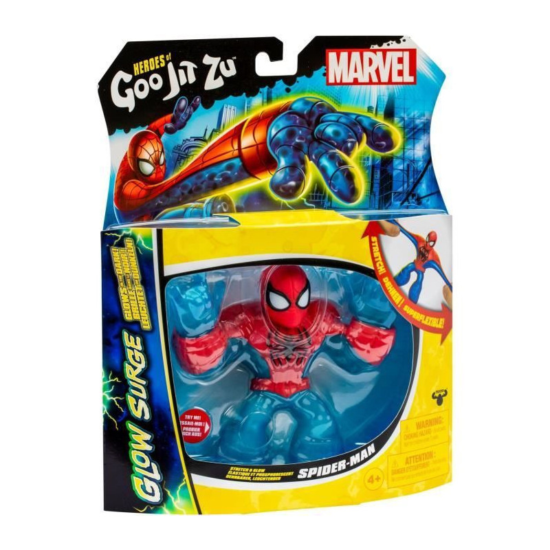 Spiderman Glow Surge 11cm - HERoeS OF GOO JIT ZU - MARVEL - Luminous a