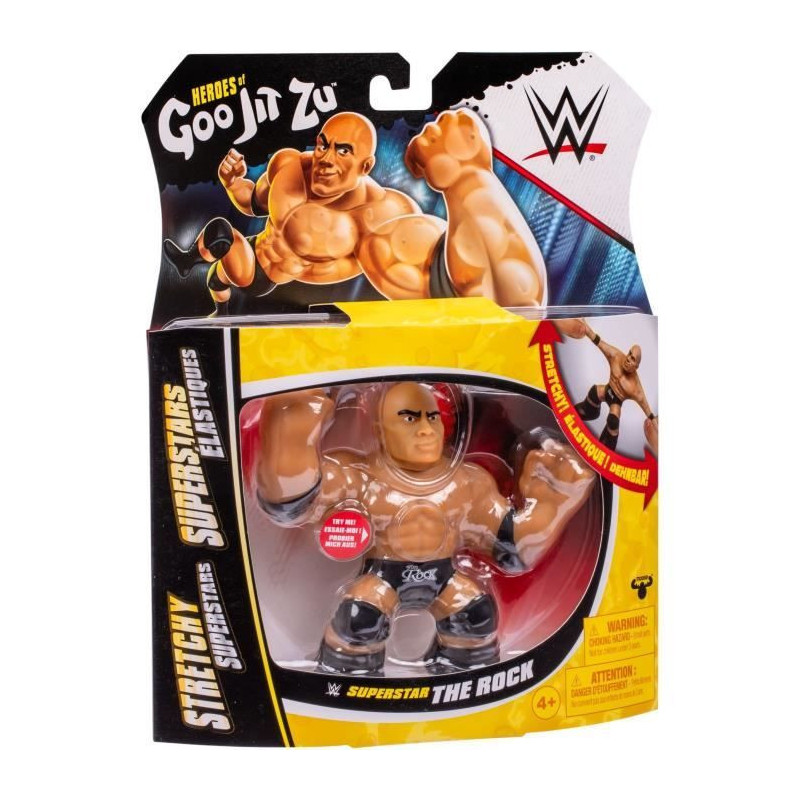 Stretchable figure - GOO JIT ZU WWE - The Rock - 11 cm - Elastic textu