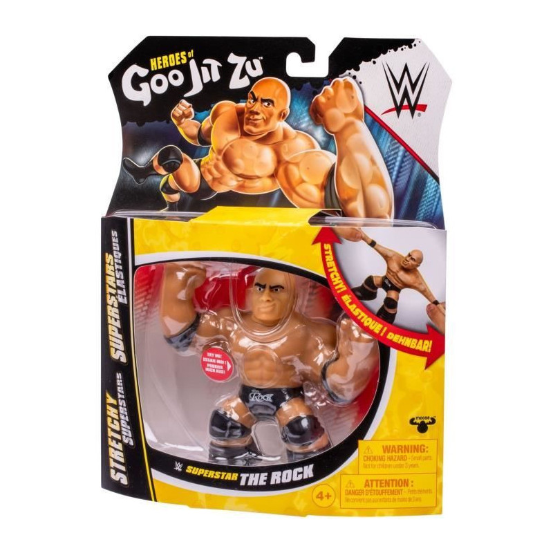 Stretchable figure - GOO JIT ZU WWE - The Rock - 11 cm - Elastic textu