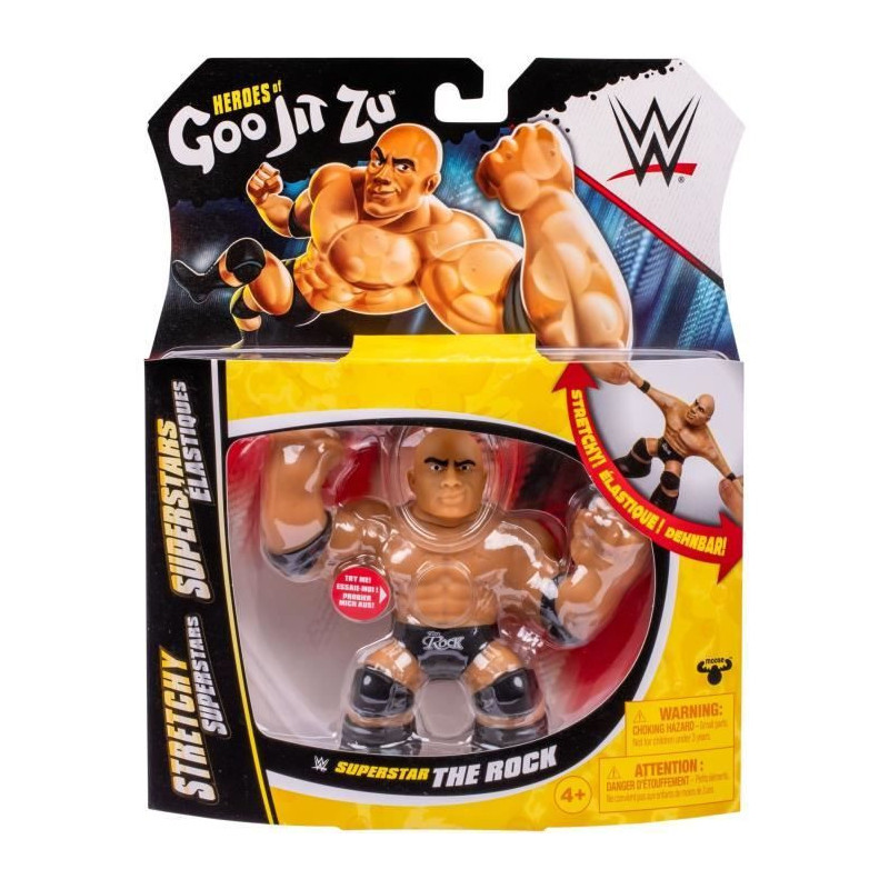 Stretchable figure - GOO JIT ZU WWE - The Rock - 11 cm - Elastic textu