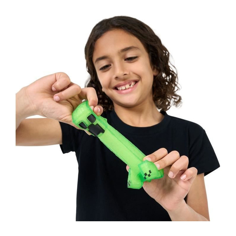 Stretchy Figure - GOO JIT ZU - Minecraft Creeper - 11 cm - Elastic Tex