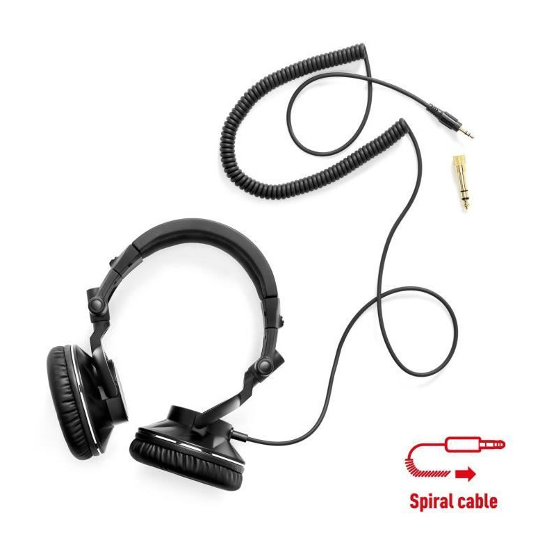 HERCULES HDP DJ60 - Circum-aural Audio Headphones - Noise Isolation -