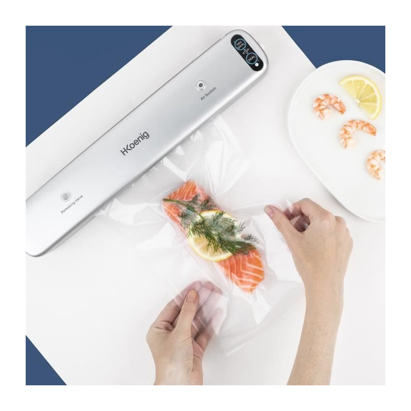 Food vacuum sealer - HKoeNIG - SSV32 - Food preservation - Gray