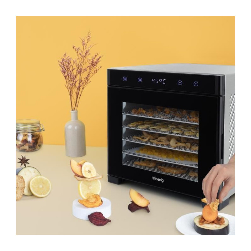 Food dehydrator - HKoeNIG - DSY900 - Timer - Variable temperature - Po