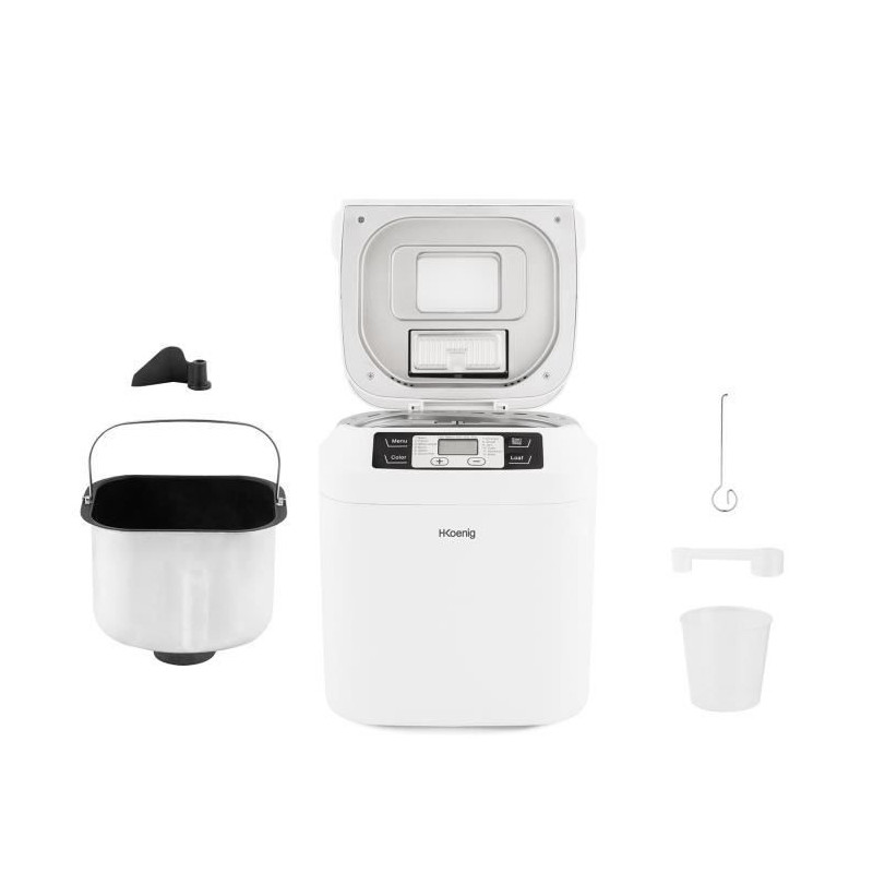 H.KoeNIG BAKE340 - Bread maker with seeds - 12 programs - 3 cooking le