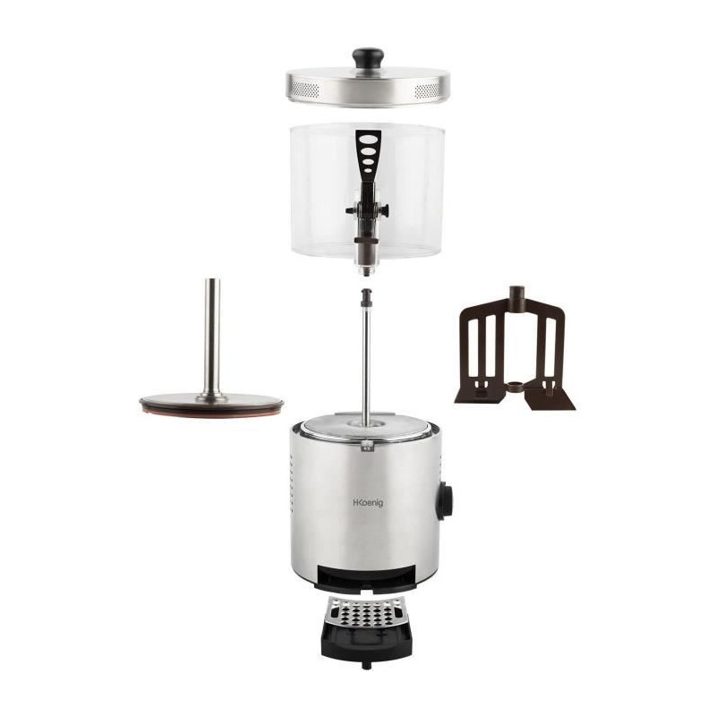 Hot chocolate dispenser - H.Koenig - SHK800 - 3 L - 1200 W - Stainless