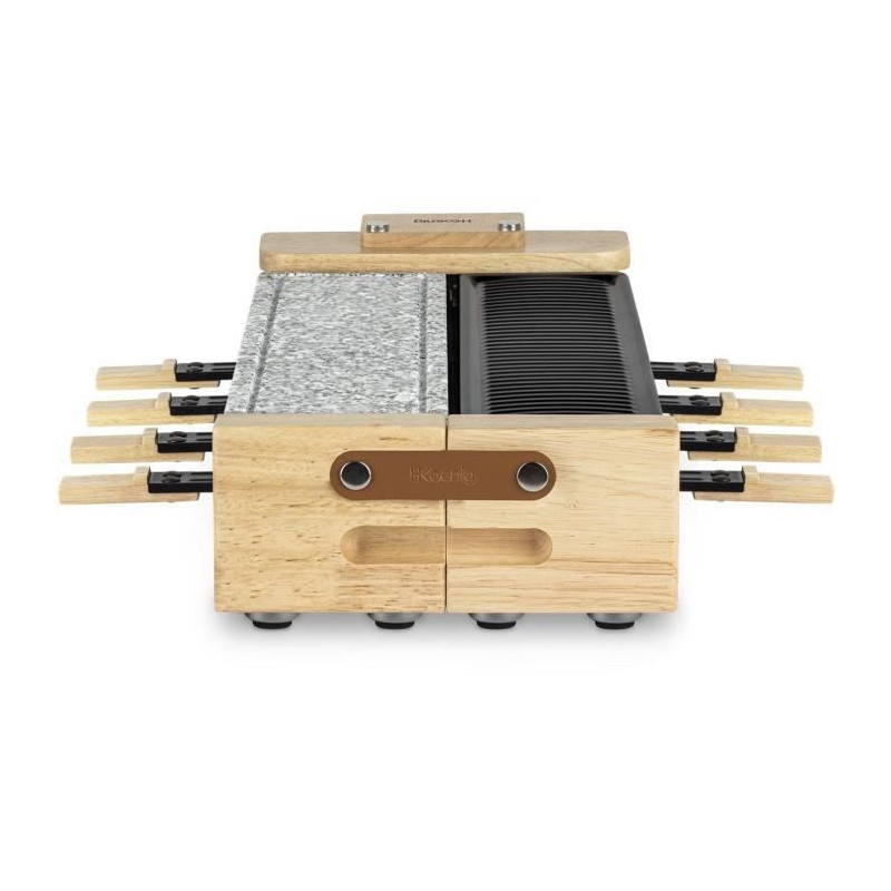3 in 1 raclette machine WOD360 HKoeNIG: raclette + cooking stone + gri
