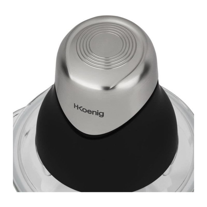 Mini electric chopper - H.Koenig - LEO8 - 320 W - 1 L glass bowl - Sta