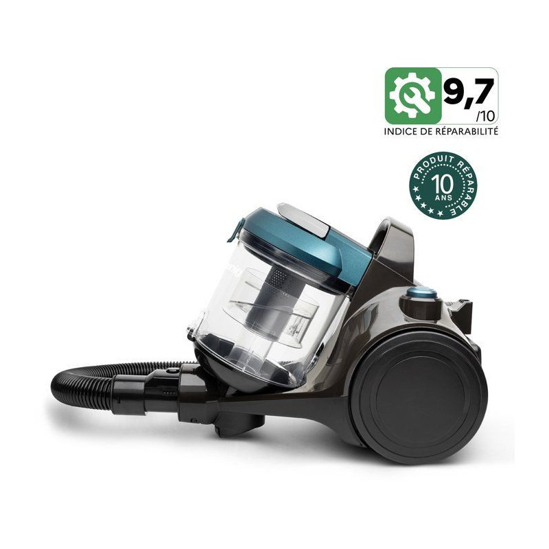 HKoeNIG Bagless Vacuum Cleaner - Triple A - HEPA 12 Filter - 2.5L - Bl