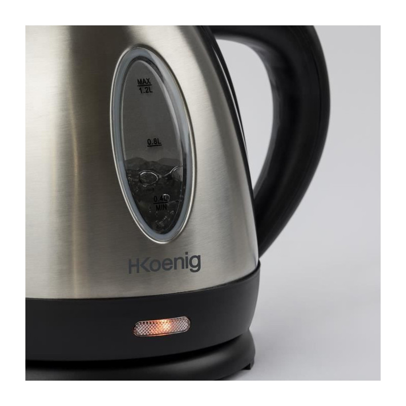 H.Koenig BO12 - 1.2 l electric kettle - stainless steel